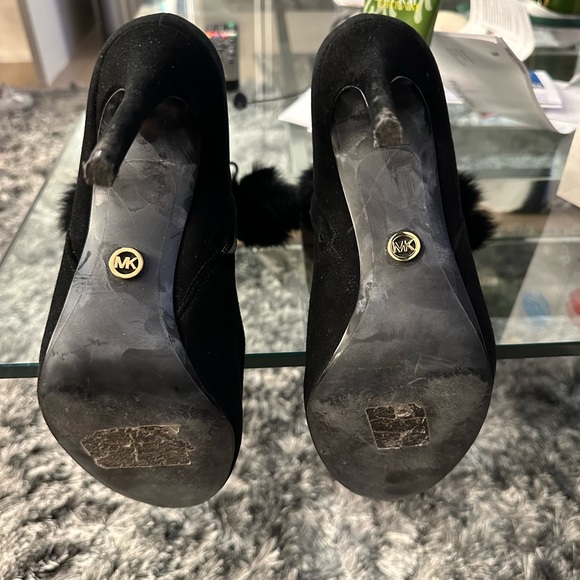 Michael Kors Black Suede Booties - Picture 3 of 3